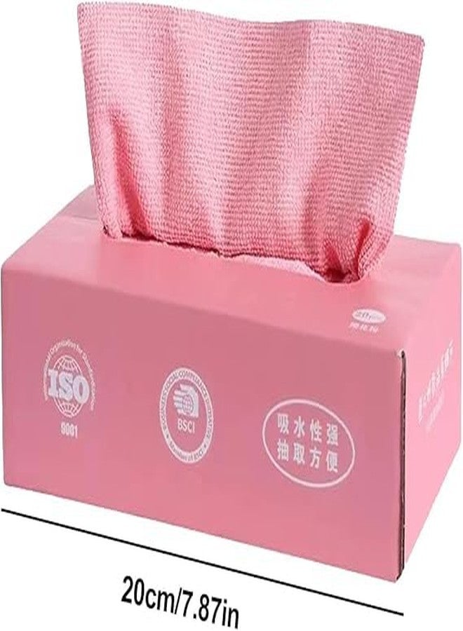 Fix It Fast Microfiber Cleaning Cloth-20 PCS Reusable Microfiber Cleaning and Drying Wipes with Dispenser Box | Thickened Magic Wipe Home Kitchen Car Multi-Functional Cleaning Rag (Multicolor) - Image 3